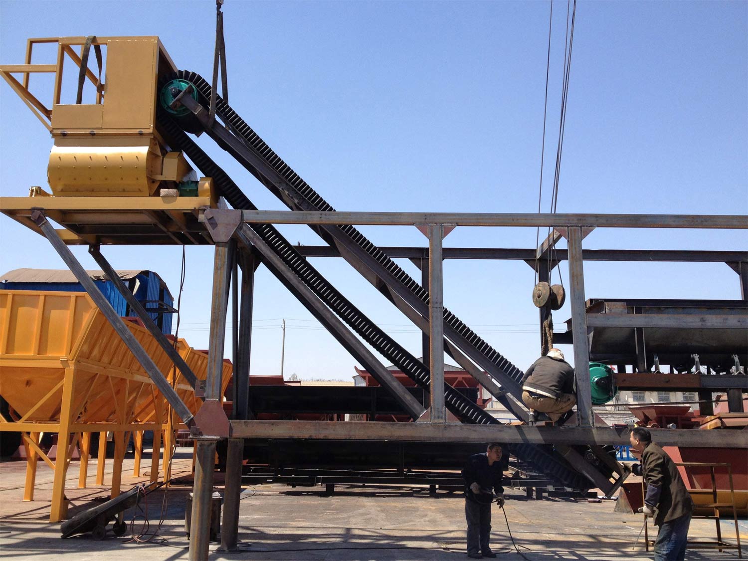 YHZS25移動式攪拌站 YHZS25移動式攪拌站